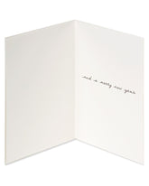 Merry New Year Dog Christmas Greeting Card